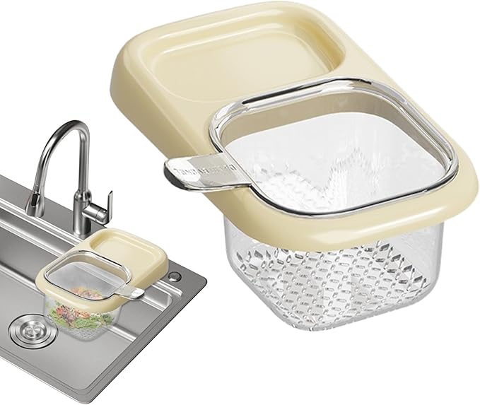 Sink Filter Basket, Efficient Drainage Design, 150g, Suction Cup Sink Rack, Kitchen Drain Basket, Compact & Space-Saving, for Home, Apartment, Restaurant, Dorm, Fruit, Vegetable, Pasta