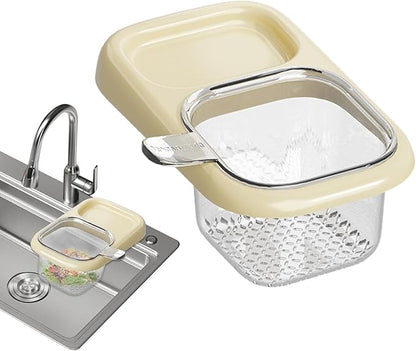 Sink Filter Basket, Efficient Drainage Design, 150g, Suction Cup Sink Rack, Kitchen Drain Basket, Compact & Space-Saving, for Home, Apartment, Restaurant, Dorm, Fruit, Vegetable, Pasta