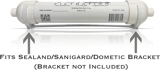 Voker Holding Tank Vent Filter (5/8") - Made In The USA - Direct Replacement for Sealand/Sanigard/Dometic OEM Filters (5/8")