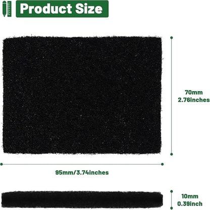 Compost Bin Odor Filters for Food Compatible with Joseph Compost Bin Waste Caddy Replacement Rectangle Activated Carbon Filters for Indoor Kitchen Compost Bucket (Pack of 7)