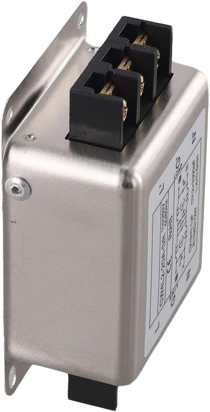 Single-Phase 2-Stage Power Supply Filter Anti-interference With Alloy Shell For CW4L2 Models Electrical And Electronic Equipment(20A)