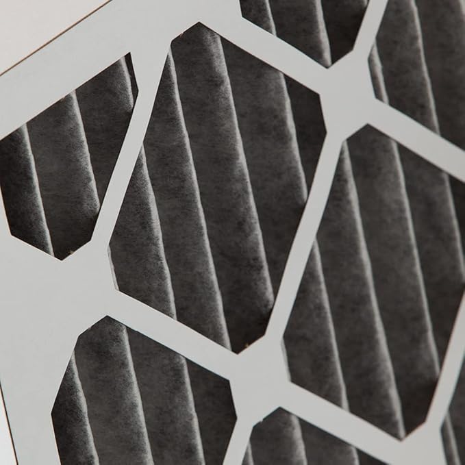 Nordic Pure 20x25x2 (Actual Size: 19 1/2 x 24 1/2 x 1 3/4) Furnace Air Filters MERV 10 Pleated Plus Carbon 12 Pack