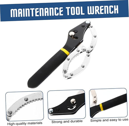 2pcs Adjustable Oil Filter Wrench Tool for Easy Removal of Oil Filters Compatible with Small to Medium Trucks and Farm Equipment