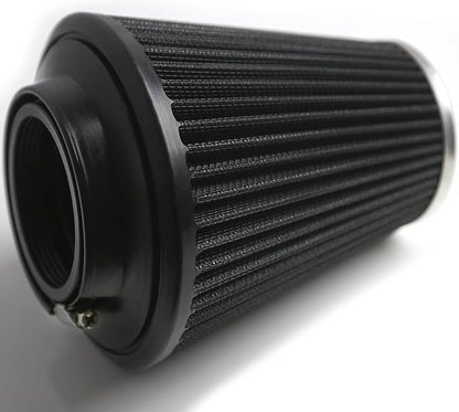 Big Sucker cone Air filter intake for harley air Cleaner Sportster Softail fatboy heritage dyna touring street road king Glide (Nake - Chromed, TypeD : Touring M8 17-UP, Softail 18-UP)