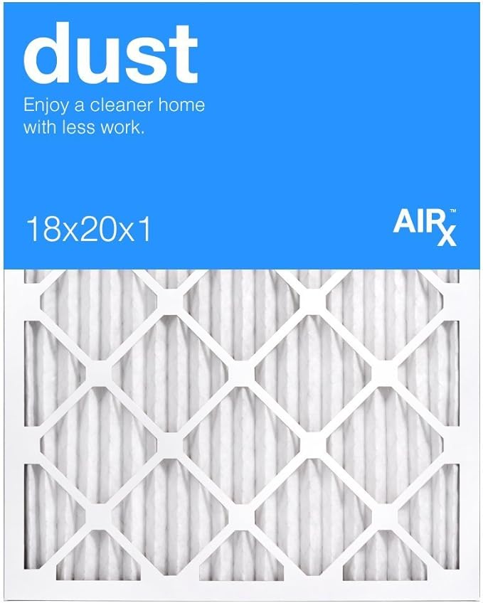 AIRX FILTERS WICKED CLEAN AIR. DUST 18x20x1 MERV 8 Pleated Air Filter - Made in the USA - Box of 6