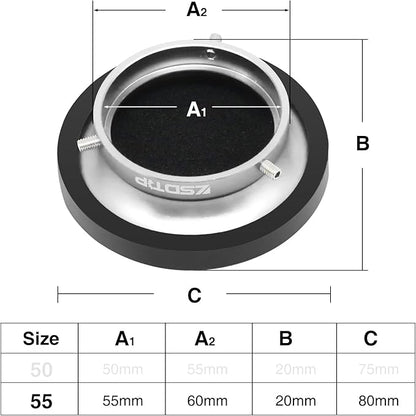 Carburetor Carb Velocity Stack Air Filter Cleaner Modified Trumpet Aluminum Alloy with Sponge Filter Steel Mesh for PWK 21-30mm Short Fast Intake Suggest for Small Displacement (Silver, 50mm)