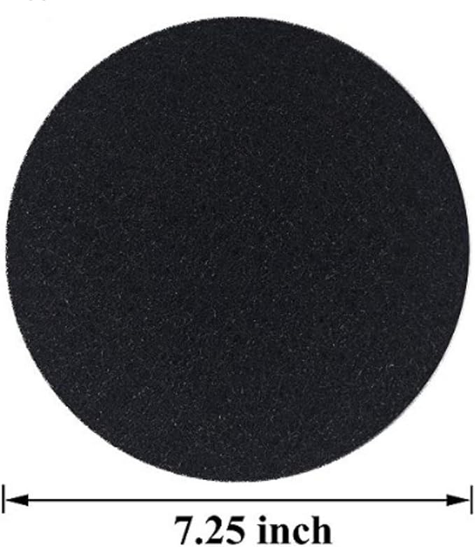 7.25inch Kitchen Compost Bin Charcoal Filter Replacements, Compost Pail Replacement Carbon Filters 7.25 inch, Round