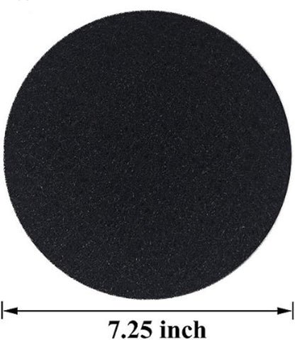 7.25inch Kitchen Compost Bin Charcoal Filter Replacements, Compost Pail Replacement Carbon Filters 7.25 inch, Round