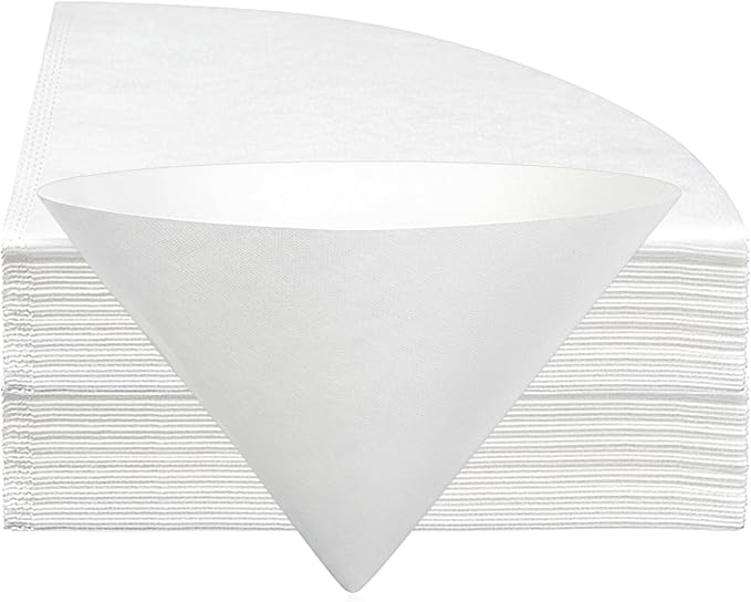 100 Pcs Fryer Oil Filter, 10 inch Non-Woven Cooking Oil Filters, Maple Syrup Filter Cones, Beeswax Filters, Deep Fryer Oils Cones for Home, Restaurants, Food Trucks, Kitchen, Cafe