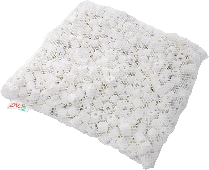 CNZ Premier Bulk Bio Ceramic Rings Filter Media for Aquarium Koi Fish Pond Reef Filter (50-lbs)