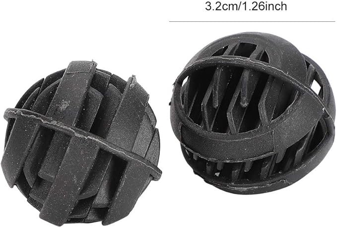 30 Pack Biofiltration Filter Balls, Removes and Nitrites, Reusable Plastic, for Freshwater and Seawater Aquariums