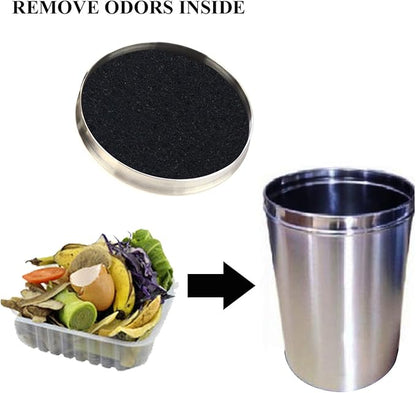 7.25inch Kitchen Compost Bin Charcoal Filter Replacements, Compost Pail Replacement Carbon Filters 7.25 inch, Round