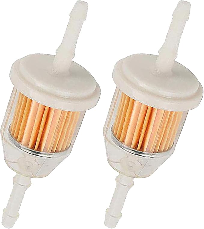 25 050 22-S Inline Fuel Filter Am116304 for John Deere Kohler Gy20709 120-436 1/4 Inch and 5/16 Inch Fuel Line Replaces 71-5960 120-436 GY20709 38666 149-2206-01 21541500 98021（2Pack）