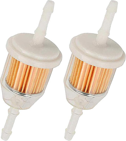 25 050 22-S Inline Fuel Filter Am116304 for John Deere Kohler Gy20709 120-436 1/4 Inch and 5/16 Inch Fuel Line Replaces 71-5960 120-436 GY20709 38666 149-2206-01 21541500 98021（2Pack）