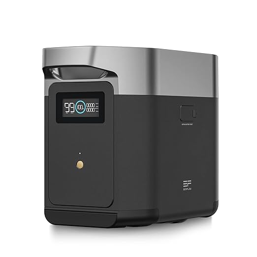 EF ECOFLOW Delta 2 Smart Extra Battery, 1024Wh LiFePO4 Expansion Battery for Power Station DELTA2