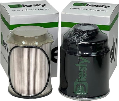 Diesly 6.7L Cummins Diesel Fuel Filter Water Separator Replacement for 2013-2018 RAM Dodge 2500, 3500, 4500, 5500 (Fuel Filter Combo + Oil Filter + Air Filter)