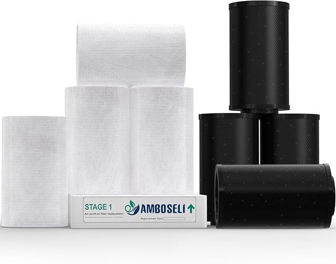 9 Pack Air filte-r Replacement Bundle Compatible with IQAir GC Series Air Purifie-r, True HEPA Replacement, and Activated Carbon Replacement