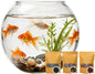 3-in-1 Low Maintenance Aquarium Filter Bio Media: Volcanic Rock, Natural Gravel & Aquatic Plant Cultivation Soil - Helps Reduce Water Changes for Freshwater Tank, Pond