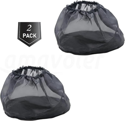 2 Pcs Motorcycle Waterproof Air Filter Rain Sock Dustproof Protective Cover Air Filter Cleaner Kits Fit for Harley Dyna Sportster Touring Softail.