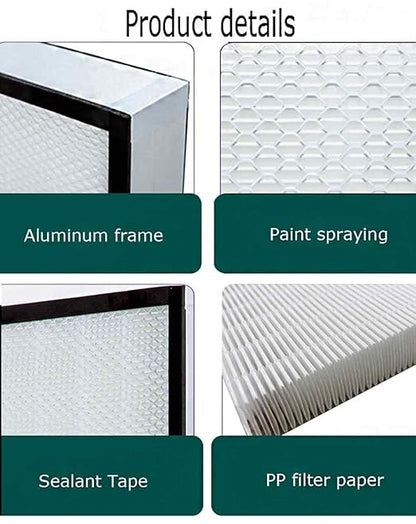 220V Vertical Laminar Dust Free Workshop with HEPA Filter, 23.62"×23.62" Aluminum Air Flow Clean Bench, Multi-Wing Centrifugal Fan, for Phone Repair Workshop, Laboratory Use