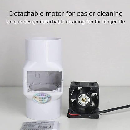 Inline Extractor Duct Fan with Speed Controller 3 Inch/75mm Air Diffuser Booster 10W 12V Air Circulation Blower for Greenhouse Attic Wardrobe