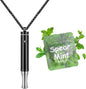 ASTOFLI Quit Smoking Breathing Necklace for Adults - Flavored Stress Breathing Necklace Stop Smoking for Women - Breathlink for Men Meditation Breathe Anxiety Whistle Necklaces inhaler Breathlace