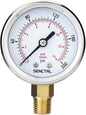 SENCTRL 200 Psi Pressure Gauge, 2" Dial Size, 1/4 NPT Lower Mount, Waterproof, Stainless Steel Case, for Water Filter Pneumatic Regulator Air Compressor Tire Pressure Test