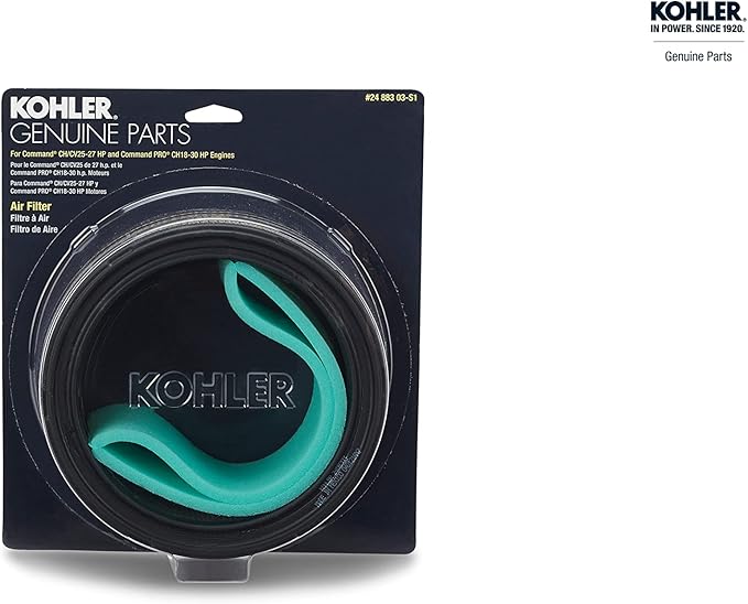 Stens 055-437 Kohler 24 883 03-S1 Air Filter Combo (Pack of 2)