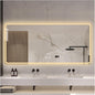 Smart Lighted Bathroom Mirror for Wall，Bathroom Mirror with LED Lights，Energy-Saving LED Smart Mirrors，LED Mirror for Bathroom，with Demister Pad and Smart Touch Switch(H60*W80cm/H23.6*W31.5IN)