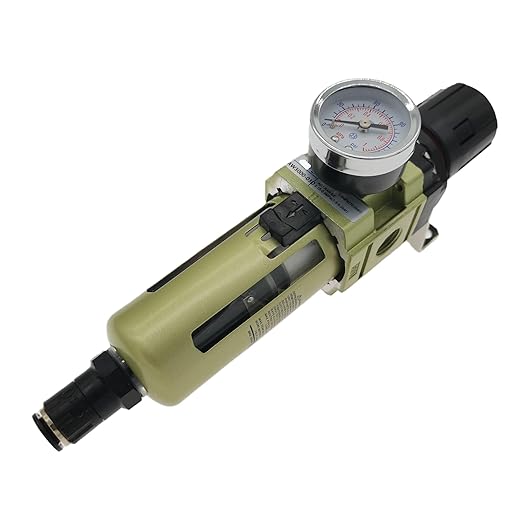 Pneumatic AW3000-02D/03D 3/8 Inch Automatic Drain Air Filter Pressure Regulator Combo Piggyback(AW3000-02D)