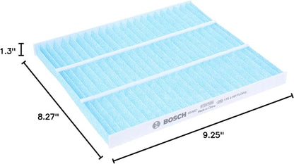 BOSCH 6036C HEPA Cabin Air Filter - Compatible with Select Hyundai Accent, Genesis Coupe, Tucson, Veloster; Kia Forte, Forte Koup, Forte5, Rio, Rio5, Rondo, Sportage