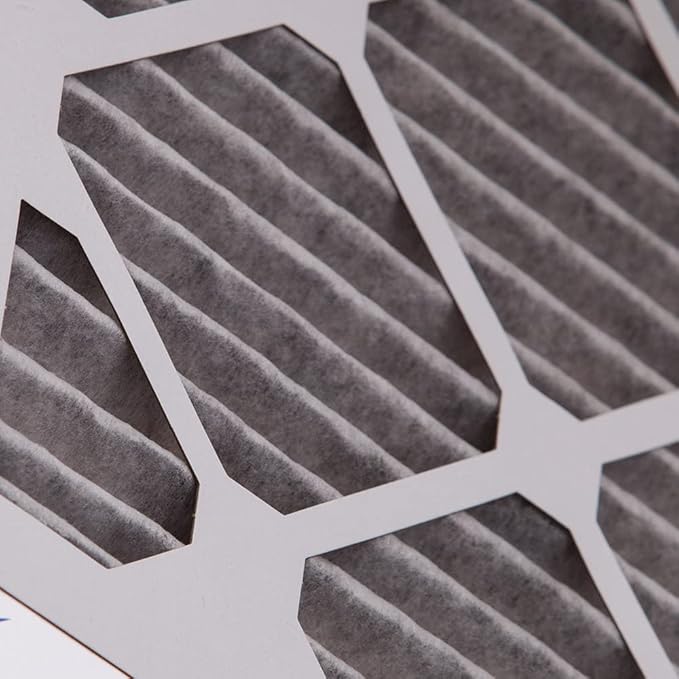 Nordic Pure 16x20x1 (Actual Size: 15 1/2 x 19 1/2 x 3/4) Furnace Air Filters MERV 10 Pleated Plus Carbon 24 Pack