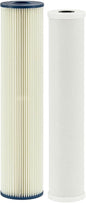 Kind Water 5-Micron Sediment & Carbon Replacement Filters – Fits Kind & Evo E-1000/E-3000 Whole House Water Systems – Includes O-Ring Kit & Lubrication – 6-12-Month Filter Refill
