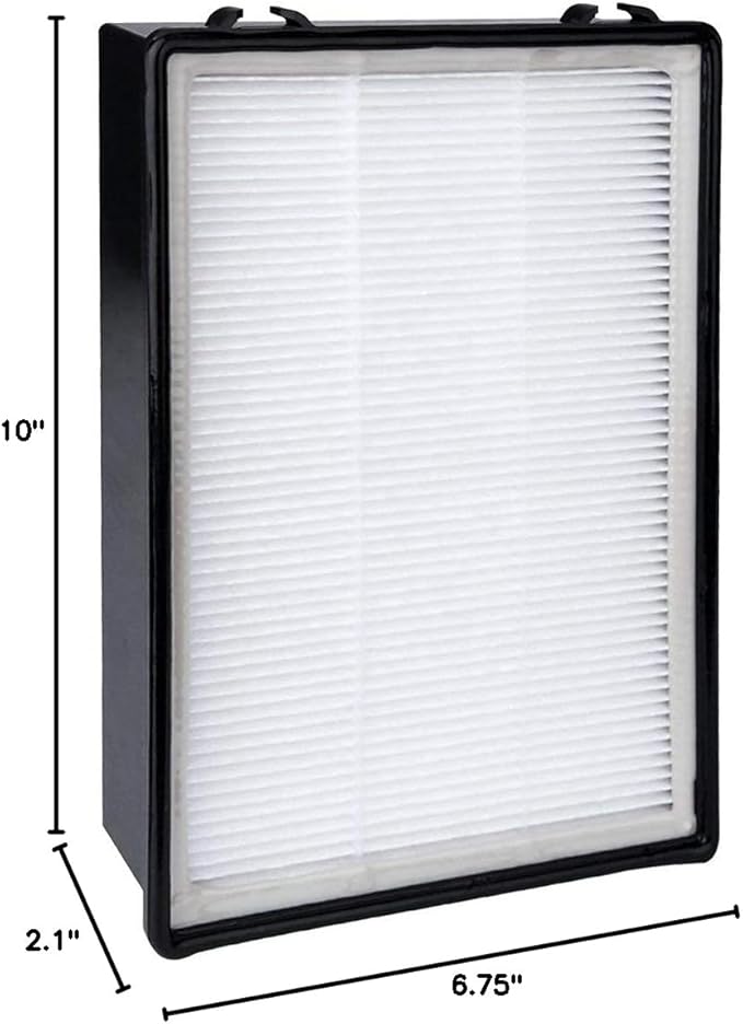 Nispira True HEPA Air Allergy Filter Replacement Compatible with Holmes HAPF600 HAPF600D HAPF600D-U2 Filter B, 4 Packs