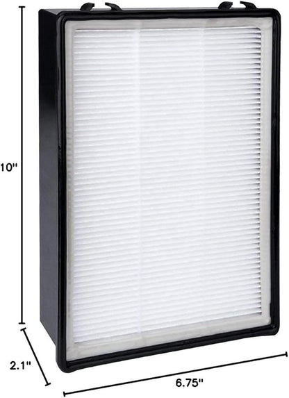 Nispira True HEPA Air Allergy Filter Replacement Compatible with Holmes HAPF600 HAPF600D HAPF600D-U2 Filter B, 4 Packs