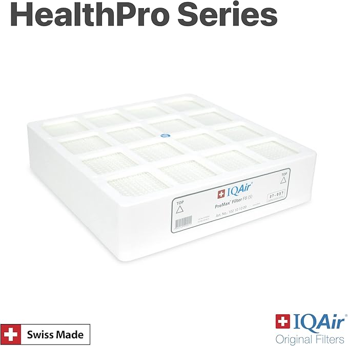 IQAir PreMax Prefilter 3 Pack - Genuine Replacement Air Filter For IQAir HealthPro Series - Controls Coarse and Fine Particles - Dust, Mold Spores, and Powder - Swiss Made Filters For Air Purifiers