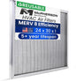 McPherson Reusable Air Filter 24x30x1 | Washable MERV 8 | Made in USA Metal Frame | HVAC AC Furnace | Permanent | Pet Dust Filtration
