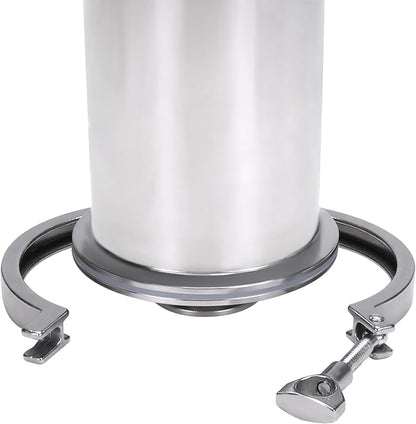 DERNORD 1.5 Inch Tri-Clamp Filter - SS304 Sanitary Fittings Inline Straight Strainer with 200 Mesh Stainless Screen
