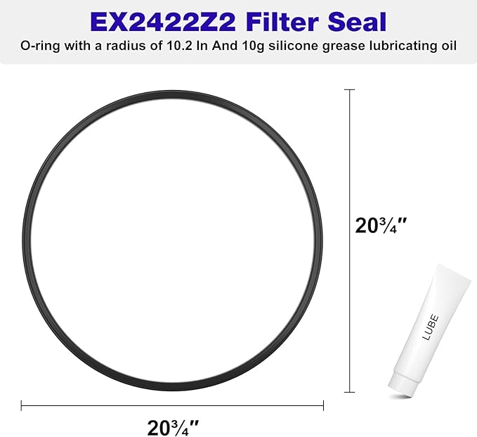 DEX2422Z2 Filter Seal O-Ring Gasket for C4030 C3030 C2030, Hayward Pool Pump Seal Kit Replacement DE4820 DE2420, Pool Filter Parts for Hayward Pro-Grid DE Swim Clear Cartridge Filter