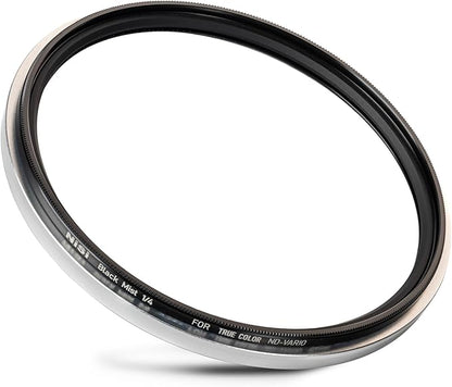 NiSi 72mm Swift 1-9 Stop VND Mist Kit | 1-5 Stops VND, 4-Stop ND, and Black Mist 1/4 Filters | Photography and Videography
