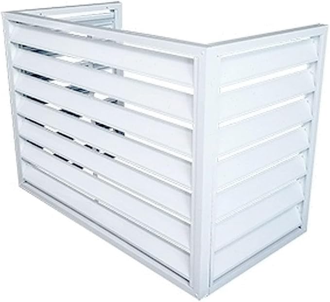 Outdoor air conditioning fence, multifunctional air conditioning privacy screen, outdoor air conditioning hidden protective cover, sturdy and durable,easy to install,suitable for gardens and balconies