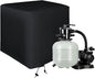 Pool Sand Filter Cover Outdoor Ground Swimming Pool Filter Pump Protective Cover Transparent Filter Cartridge Pump Cover 600D Protective Cover