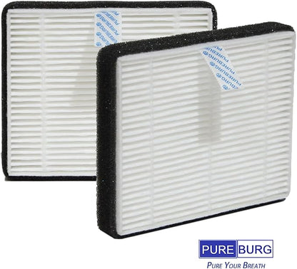 PUREBURG AP03 Replacement Filter Compatible with Conair Air Portable Air Purifier AP03, 6-Pack H13 True HEPA Air Clean Small Room