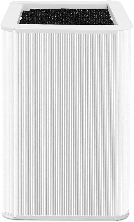 121 Replacement Filter Compatible for Blueair Blue Pure 121 Smart Machine, 2 in 1 Filtration System, White Airborne Particle Dust Pet Dander Filter&Odor Smoke Smell Activated Carbon Filter, 1 Pack