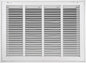 20"W x 14"H [Duct Opening Size] Steel Return Air Filter Grille - Removable Face/Door for 1 inch Filters -HVAC Vent Cover Grill - White [Outer Dimensions: 22 5/8"W X 16 5/8"H]