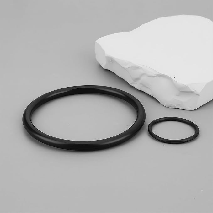 4X Black Oil Filter Seals 70x60x5mm 28x24x2mm Compatible with MOCAL M01 TOP01 Remote