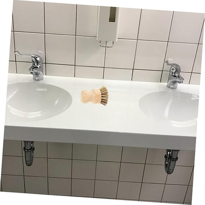 Dish Brush Handle Potato Scrubber Brush Sturdy Bristles for Dish Washing Scrubbers Non-Scratch and Odorless Multi-Function Vegetable Cleaner