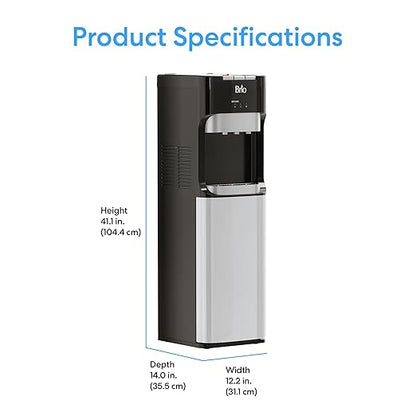 Brio Commercial Grade Bottleless Ultra Safe Reverse Osmosis Drinking Water Filter Water Cooler Dispenser-3 Temperature Settings Hot, Cold & Room Water - UL Approved – Point of Use