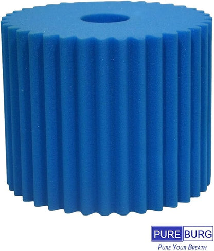 PUREBURG Foam Filter Compatible with Electrolux Aerus Centralux Central Vacuums E130 E130L E130A E130B E130F E130G E130J 1590 1590A 1561 1569 1580 1584,Blue 7" x 8 1/2"