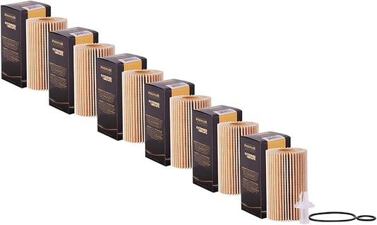 PG5702EX Extended Life Oil Filter up to 10,000 Miles | Fits 2007-20 Toyota Tundra, 2008-20 Sequoia, Land Cruiser, 2008-20 Lexus LX570, 2015-20 RC F, 2018-20 LC500, 2008-14 Lexus IS F (Pack of 6)